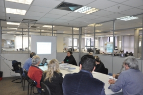 Reunião na sede da Metreoplan